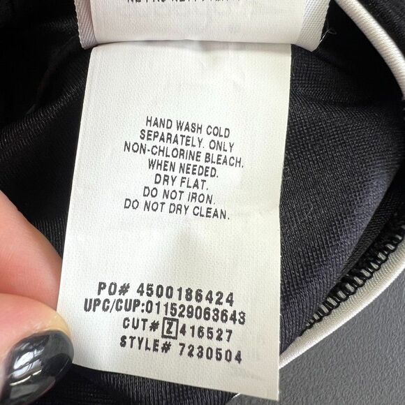 Speedo Stretch Racerback Moderate Black One Piece Swimwear Womens Size 12 NWT - Picture 10 of 16